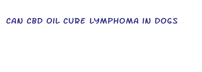 can cbd oil cure lymphoma in dogs