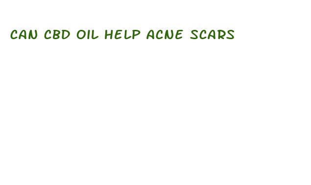 can cbd oil help acne scars