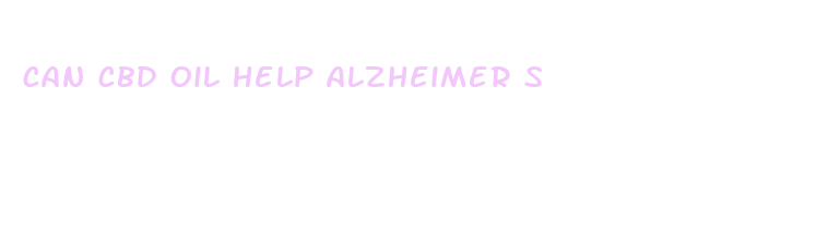 can cbd oil help alzheimer s