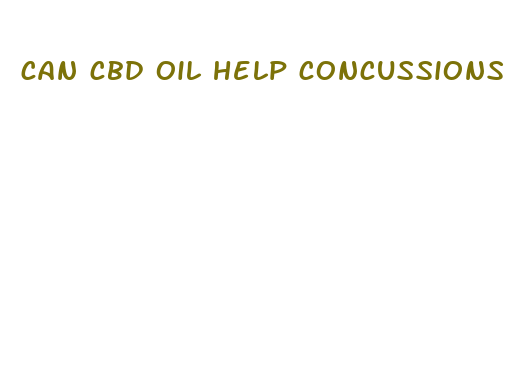 can cbd oil help concussions