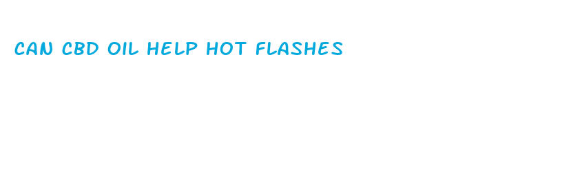 can cbd oil help hot flashes