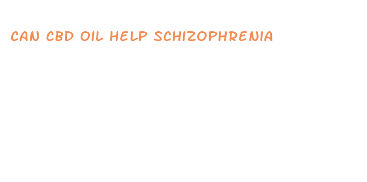 can cbd oil help schizophrenia