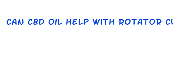 can cbd oil help with rotator cuff injury