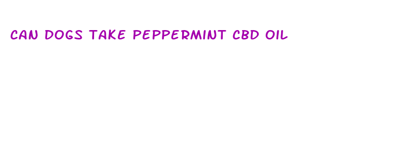 can dogs take peppermint cbd oil