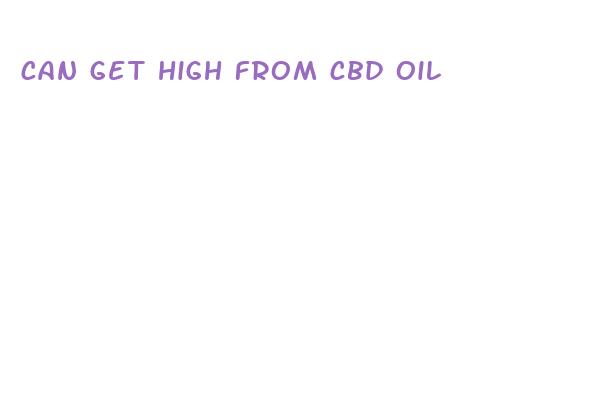 can get high from cbd oil