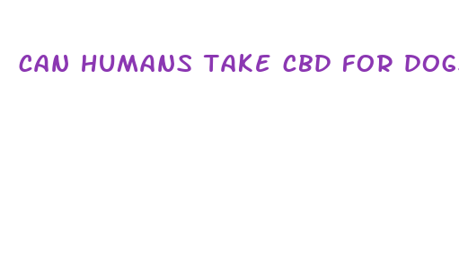 can humans take cbd for dogs