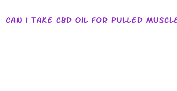 can i take cbd oil for pulled muscles