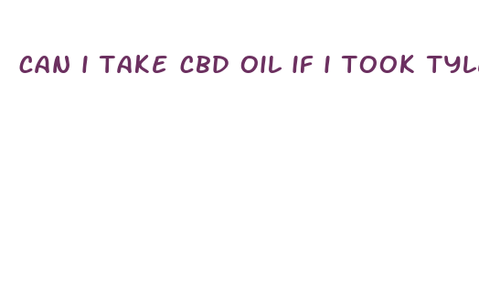 can i take cbd oil if i took tylenol