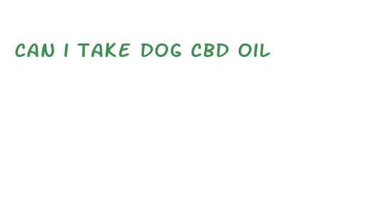 can i take dog cbd oil