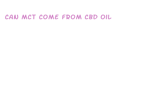 can mct come from cbd oil