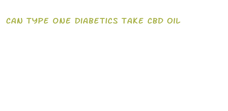 can type one diabetics take cbd oil