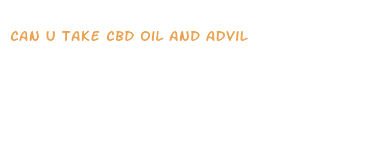 can u take cbd oil and advil