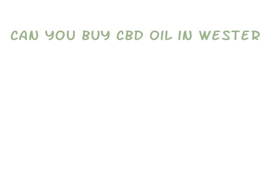 can you buy cbd oil in western australia