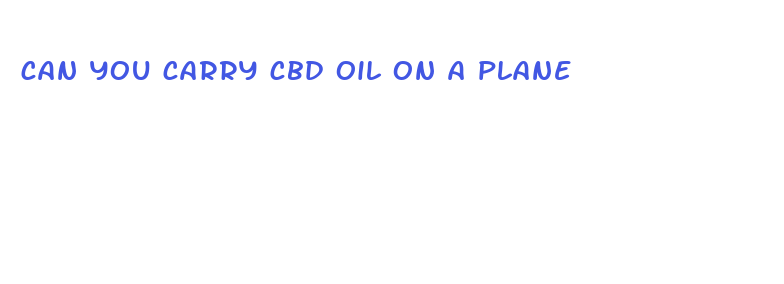 can you carry cbd oil on a plane