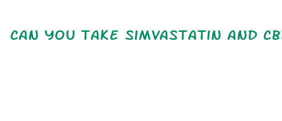 can you take simvastatin and cbd oil