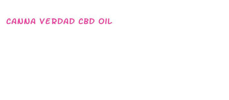 canna verdad cbd oil