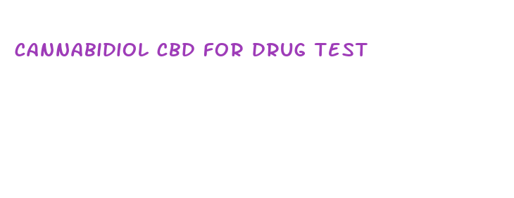 cannabidiol cbd for drug test