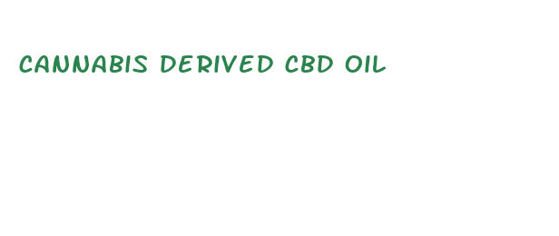 cannabis derived cbd oil