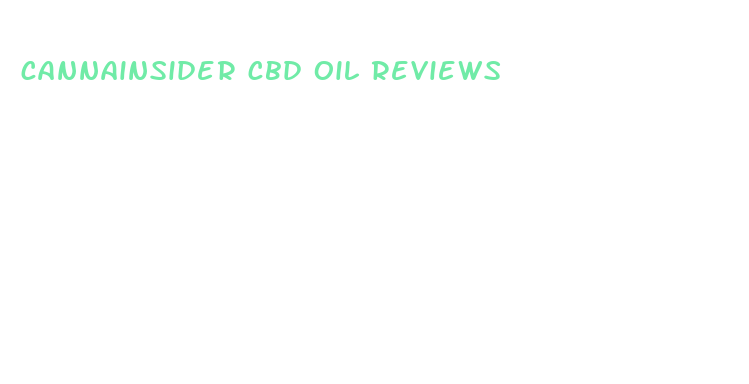 cannainsider cbd oil reviews