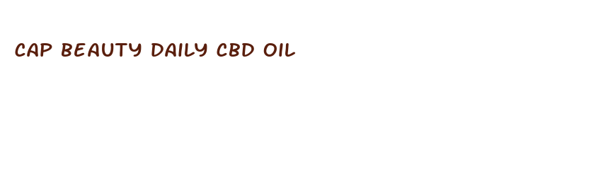 cap beauty daily cbd oil