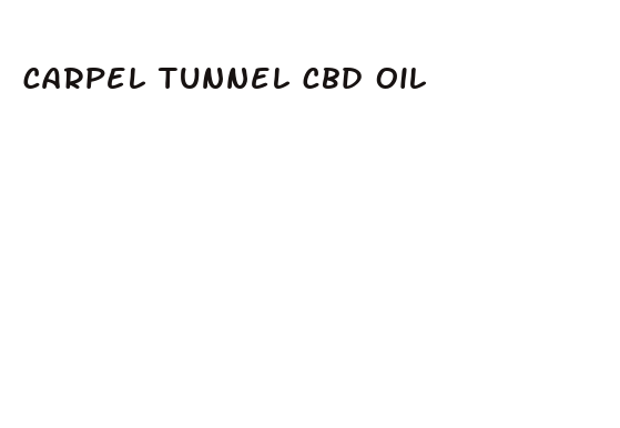 carpel tunnel cbd oil