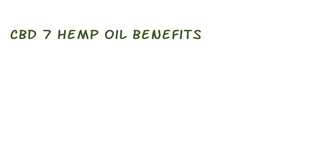 cbd 7 hemp oil benefits