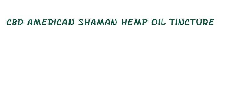 cbd american shaman hemp oil tincture