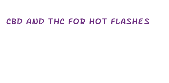 cbd and thc for hot flashes