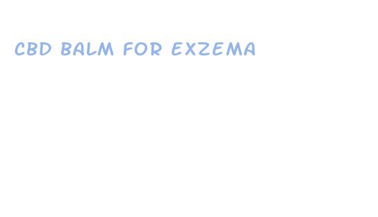 cbd balm for exzema