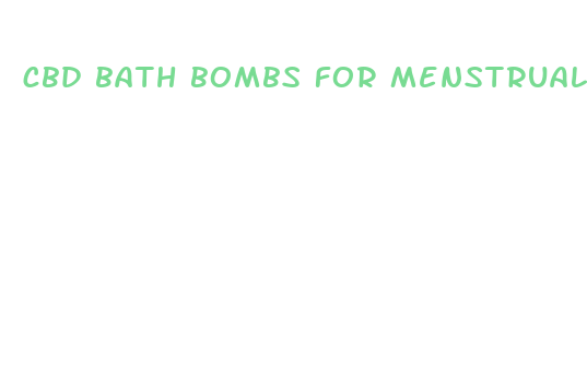 cbd bath bombs for menstrual cramps