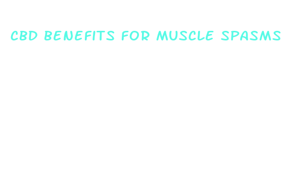 cbd benefits for muscle spasms