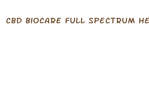 cbd biocare full spectrum hemp oil