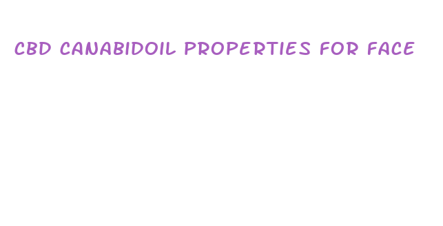 cbd canabidoil properties for face