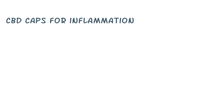 cbd caps for inflammation