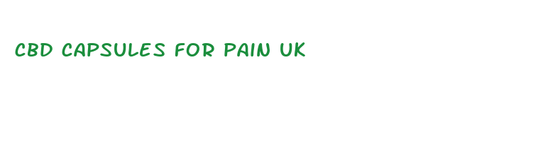 cbd capsules for pain uk