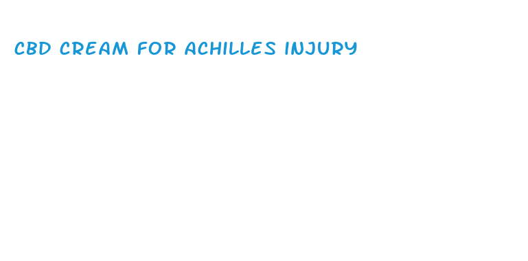 cbd cream for achilles injury