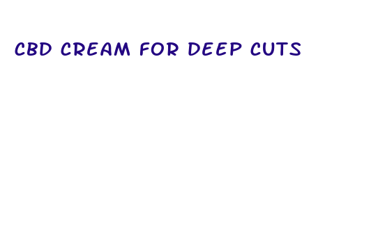 cbd cream for deep cuts