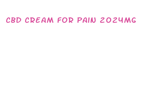 cbd cream for pain 2024mg