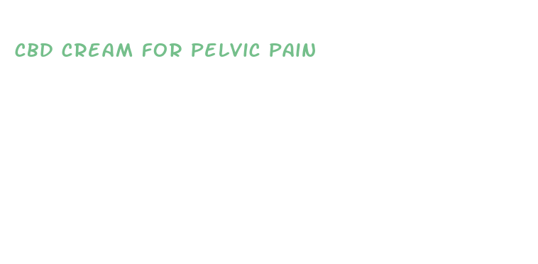 cbd cream for pelvic pain