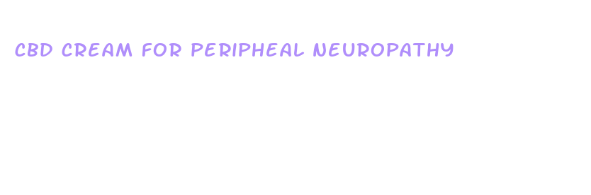 cbd cream for peripheal neuropathy