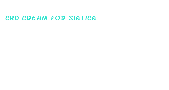 cbd cream for siatica