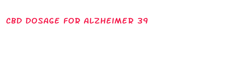 cbd dosage for alzheimer 39