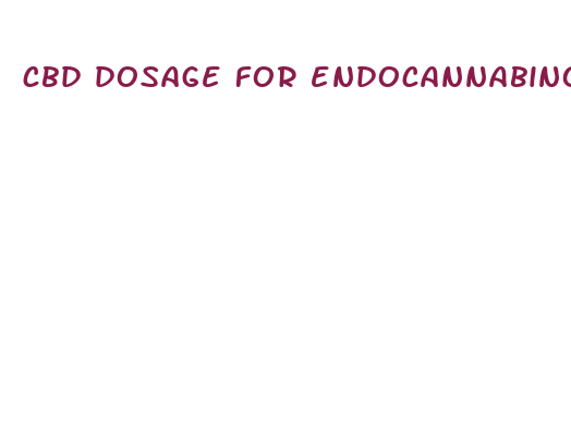 cbd dosage for endocannabinoid system