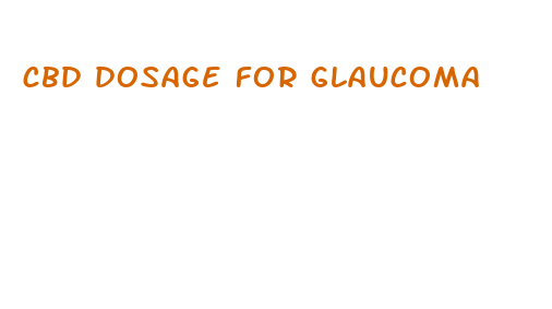 cbd dosage for glaucoma