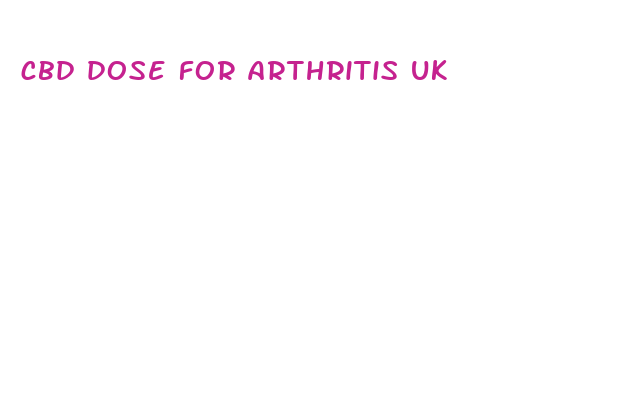 cbd dose for arthritis uk