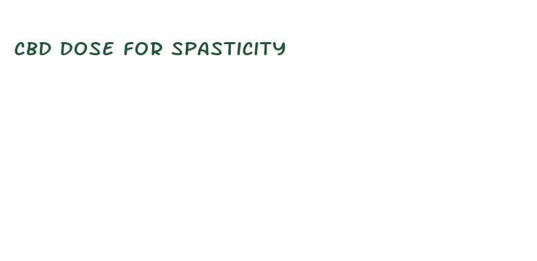 cbd dose for spasticity