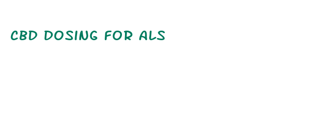 cbd dosing for als