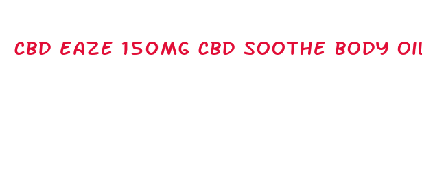 cbd eaze 150mg cbd soothe body oil