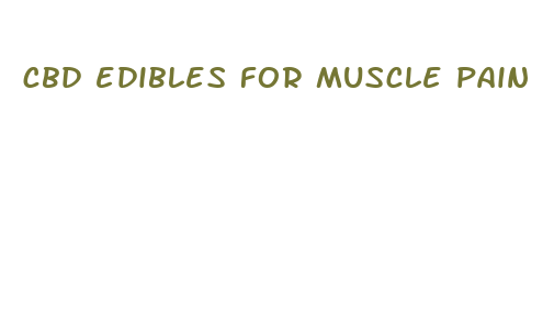 cbd edibles for muscle pain