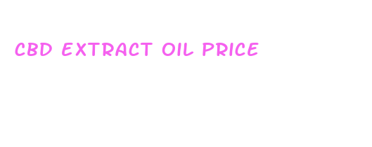 cbd extract oil price